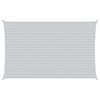 vidaXL Solskygge sejl Lys Gr&aring; og Hvid 8 x 5 m 100% polyester Oxford