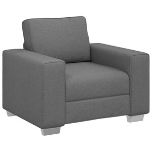 vidaXL Sofa M&oslash;rkegr&aring; 100 x 80 x 82 cm Stof