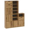vidaXL sidekabinetter 5 stk ODDA 40x24x79 cm massivt fyrretr&aelig;