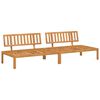 vidaXL midtermoduler 2 stk. til pallesofa massivt akacietr&aelig;