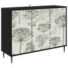 vidaXL Sideboard GOTHA Sort eg 102 x 33 x 76 cm Konstrueret tr&aelig;