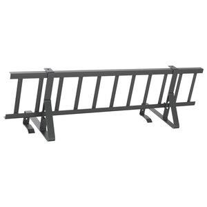 vidaXL Tag snefang Antracit 100 x 29,5 x 34,5 cm St&aring;l