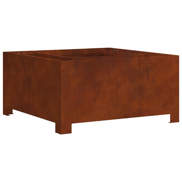 vidaXL B&aring;lsted Brun 60 x 60 x 30 cm Cortenst&aring;l