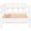vidaXL daybed uden madras 90x200 cm massivt fyrretr&aelig; hvid