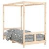 vidaXL sengeramme til juniorseng 80x160 cm massivt fyrretr&aelig;
