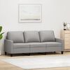 vidaXL 3-personers sofa 180 cm stof lysegr&aring;