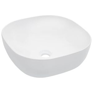 vidaXL h&aring;ndvask 42,5 x 42,5 x 14,5 cm keramik hvid