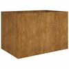 vidaXL h&oslash;jbed 120x80x80 cm cortenst&aring;l
