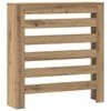 vidaXL radiatorskjuler 78x20x82 cm konstrueret tr&aelig; egetr&aelig;sfarve