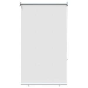 vidaXL Udeterrasse Rullegardin UV Beskyttelse Hvid Polyester