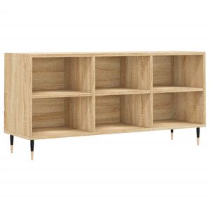 vidaXL tv-bord 103,5x30x50 cm konstrueret tr&aelig; sonoma-eg