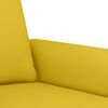 vidaXL sofas&aelig;t 3 dele med hynder velour gul