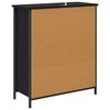 vidaXL Sideboard Sort eg 70 x 30 x 80 cm Konstrueret tr&aelig;