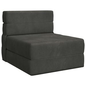 vidaXL Samlebar Sofa Seng M&oslash;rkegr&aring; 70 x 80 x 60 cm Stof