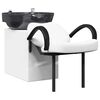 vidaXL Shampoo Stol Hvid og sort 136 x 60 x 92 cm PVC