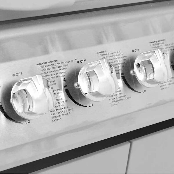 vidaXL gasgrill 4+1 kogezoner sort og sølvfarvet