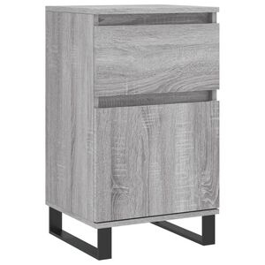 vidaXL sk&aelig;nk 40x35x70 cm konstrueret tr&aelig; gr&aring; sonoma-eg