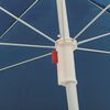vidaXL parasol 180 cm stålstang blå