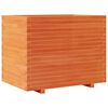 vidaXL plantekasse 90x60x72 cm massivt fyrretr&aelig; gyldenbrun