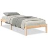 vidaXL ekstra lang sengeramme uden madras 100x220 cm massivt fyrretr&aelig;