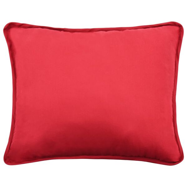 vidaXL vinterdynesæt 3 dele 240x220/60x70 cm stof bourgognerød