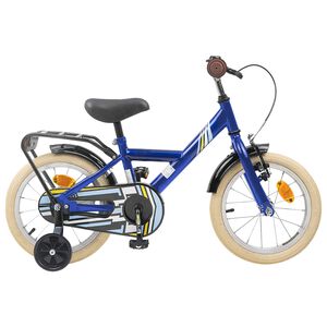 vidaXL B&oslash;rnecykel 12 tommer til 2-4 &aring;r gamle M&oslash;rk bl&aring;