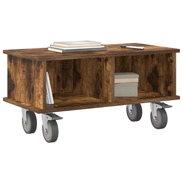 vidaXL TV-bord R&oslash;get eg 68,5 x 35 x 35 cm Konstrueret tr&aelig;