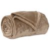 vidaXL Kastet&aelig;pper 6 pcs Camel 240 x 270 cm Fleece
