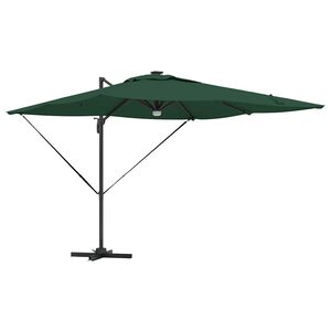 vidaXL Roma Parasol Gr&oslash;n 286 x 284 x 270 cm Aluminium og Polyester