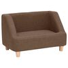 vidaXL hundesofa 60x37x39 cm linned brun