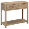 vidaXL konsolbord 82x33x73 cm massivt akacietr&aelig;
