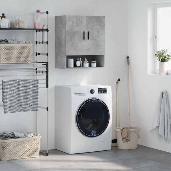 vidaXL vægskab 60x31x70 cm konstrueret træ betongrå