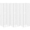 vidaXL gabion-h&oslash;jbede 3 stk. 30x30x100 cm jern