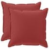vidaXL Pudebetr&aelig;k 2 stk. HOUTEN Vinr&oslash;d 60 x 60 cm Polyester