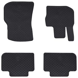vidaXL Bilm&aring;tte 4 pcs Sort passer til BMW X3, X4 4D Aft TPE