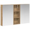 vidaXL Badev&aelig;relsesskabs&aelig;t 3 stk. 80 x 10,5 x 50 cm Konstrueret tr&aelig;
