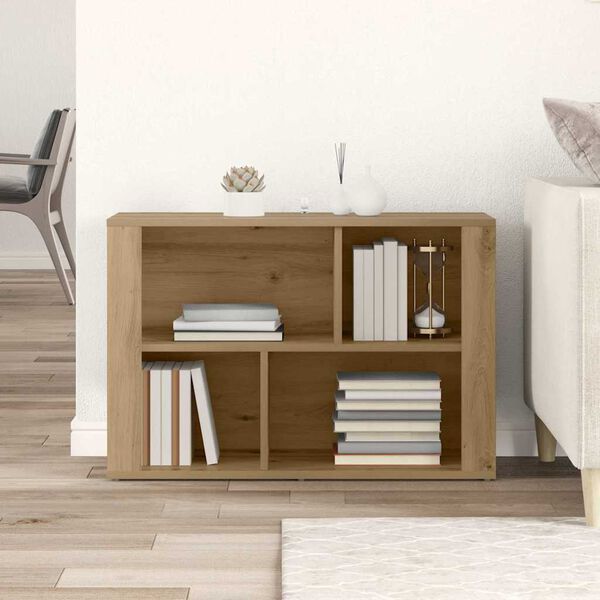 vidaXL Sideboard Artisan Egetr&aelig; 80 x 30 x 53 cm Konstrueret tr&aelig;