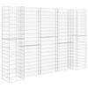 vidaXL H-formet gabion-plantekasse 260x40x180 cm st&aring;l