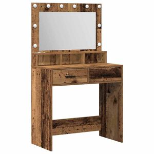 vidaXL Kl&aelig;deskab Gammelt tr&aelig; 79 x 41 x 135 cm Konstrueret tr&aelig;