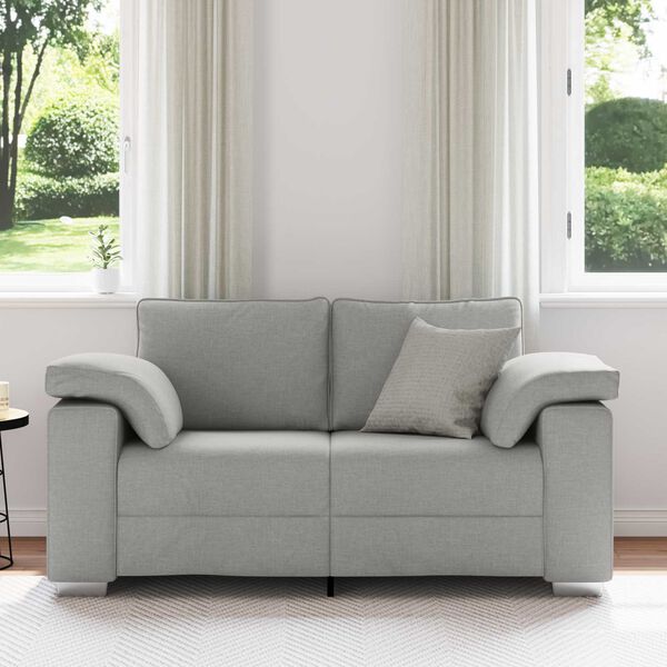 vidaXL Sofa 120cm Skygr&aring; Stof