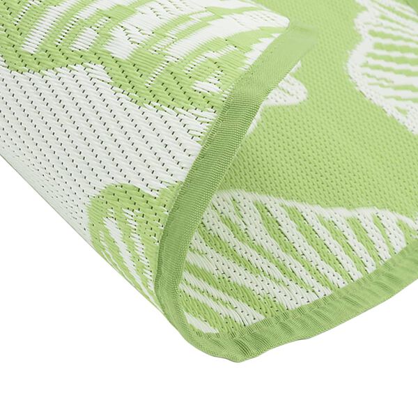 vidaXL udend&oslash;rs gulvt&aelig;ppe ARAKIL &Oslash;200 cm PP gr&oslash;n