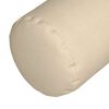 vidaXL Bolsterpuder 2 pcs Creme Ø 25 x 70 cm Stof