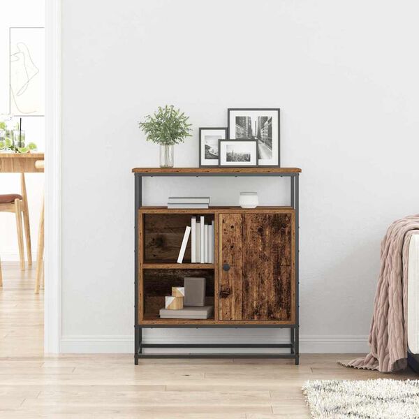 vidaXL Sideboard Gammelt tr&aelig; 69 x 35 x 80 cm Konstrueret tr&aelig;