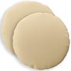 vidaXL Pudebetr&aelig;k 2 pcs HEERLEN Beige &Oslash; 30 cm Polyester