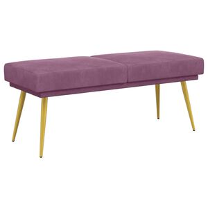 vidaXL Dobbeltlagret b&aelig;nk Lilla 120 x 45 x 46 cm Fl&oslash;jl
