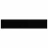 vidaXL v&aelig;ghylde 120x23,5x3,8 cm MDF sort