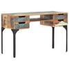 vidaXL skrivebord 118x48x75 cm massivt genbrugstr&aelig;