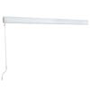 vidaXL manuel kassettemarkise 450x300 cm bl&aring; og hvid