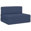vidaXL Samlebar Sofa Seng Bl&aring; 100 x 80 x 60 cm Stof