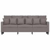 vidaXL 3-personers sofa 180 cm stof gr&aring;brun
